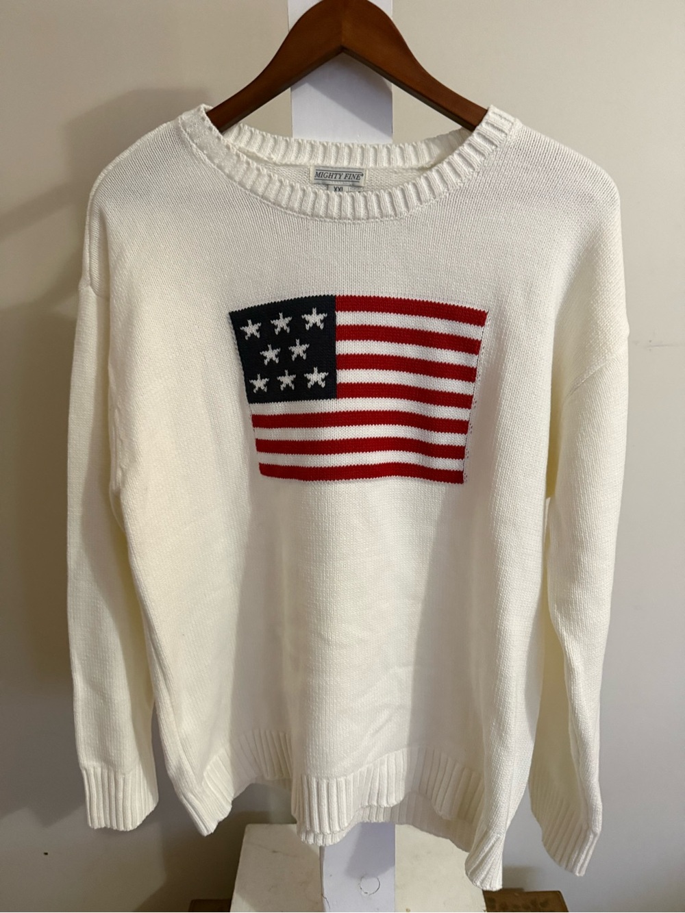 Mighty Fine American Flag Sweater